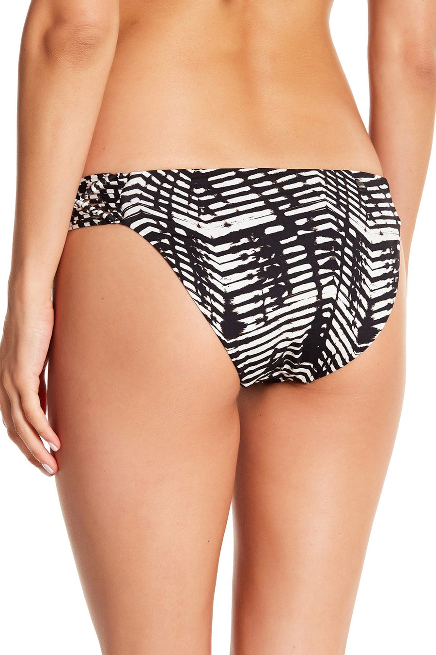 Dolce Vita Macramé Hipster Bikini Bottom in Whipped Ikat Print