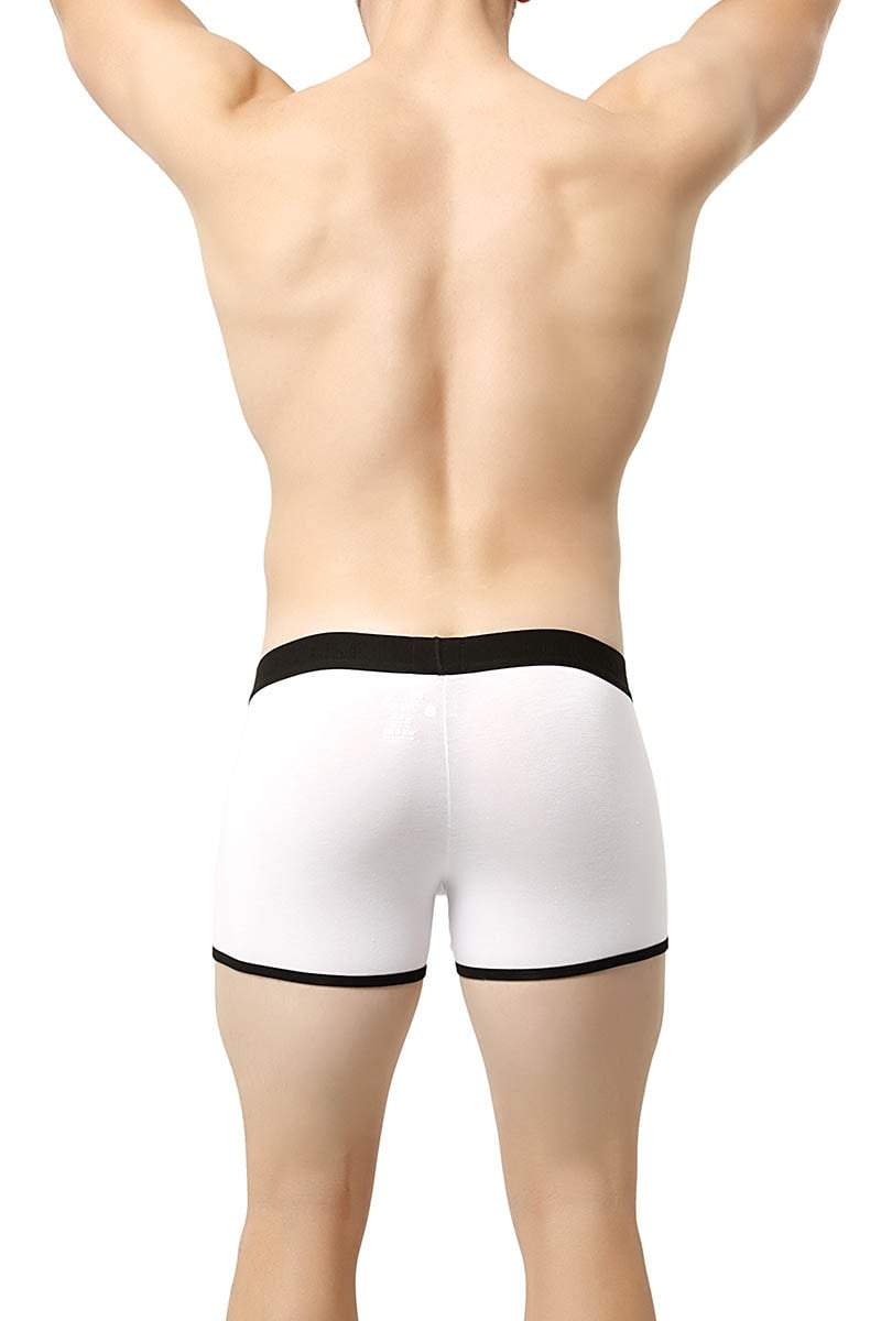 Doreanse White & Black Contrast Boxer Brief