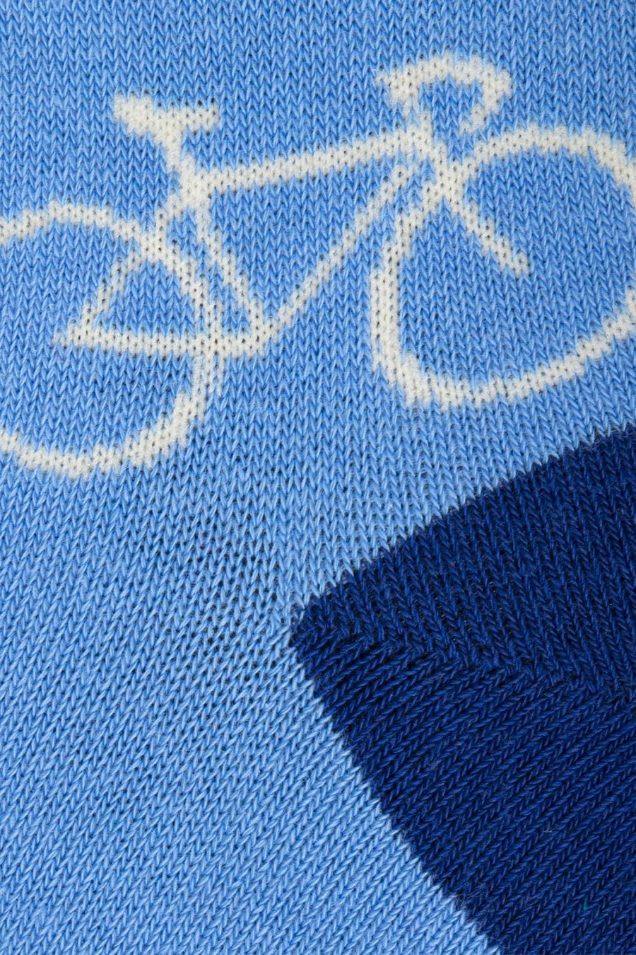 Drake & Hutch Blue 'Tour de Toes' Unisex Crew Socks