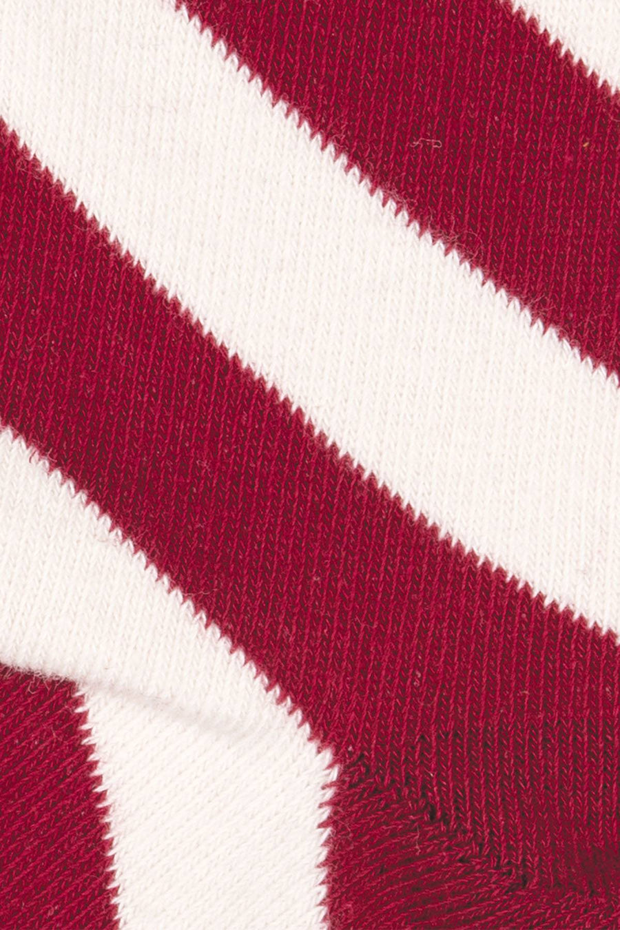 Drake & Hutch Red 'Barber Stripe' Crew Socks