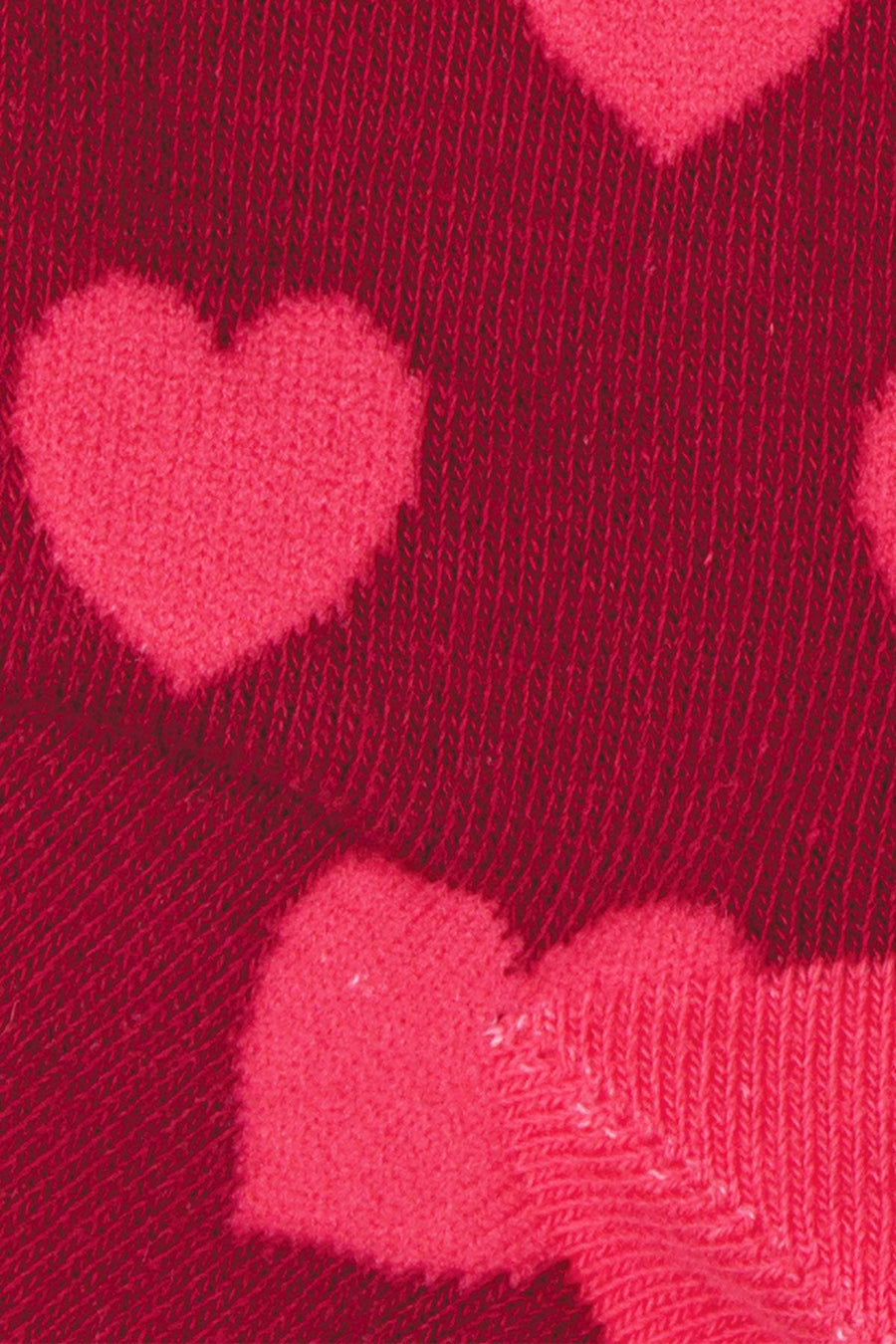 Drake & Hutch Red/Pink 'All You Need Is Love' Unisex Crew Socks