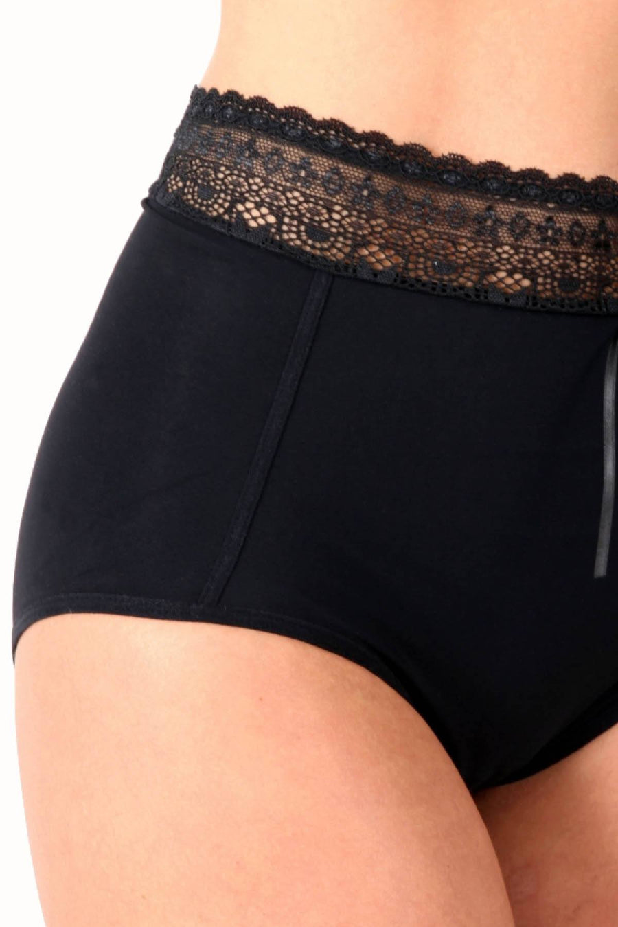 DuMi Shapewear Black Body-Sculpting High-Cut Brief