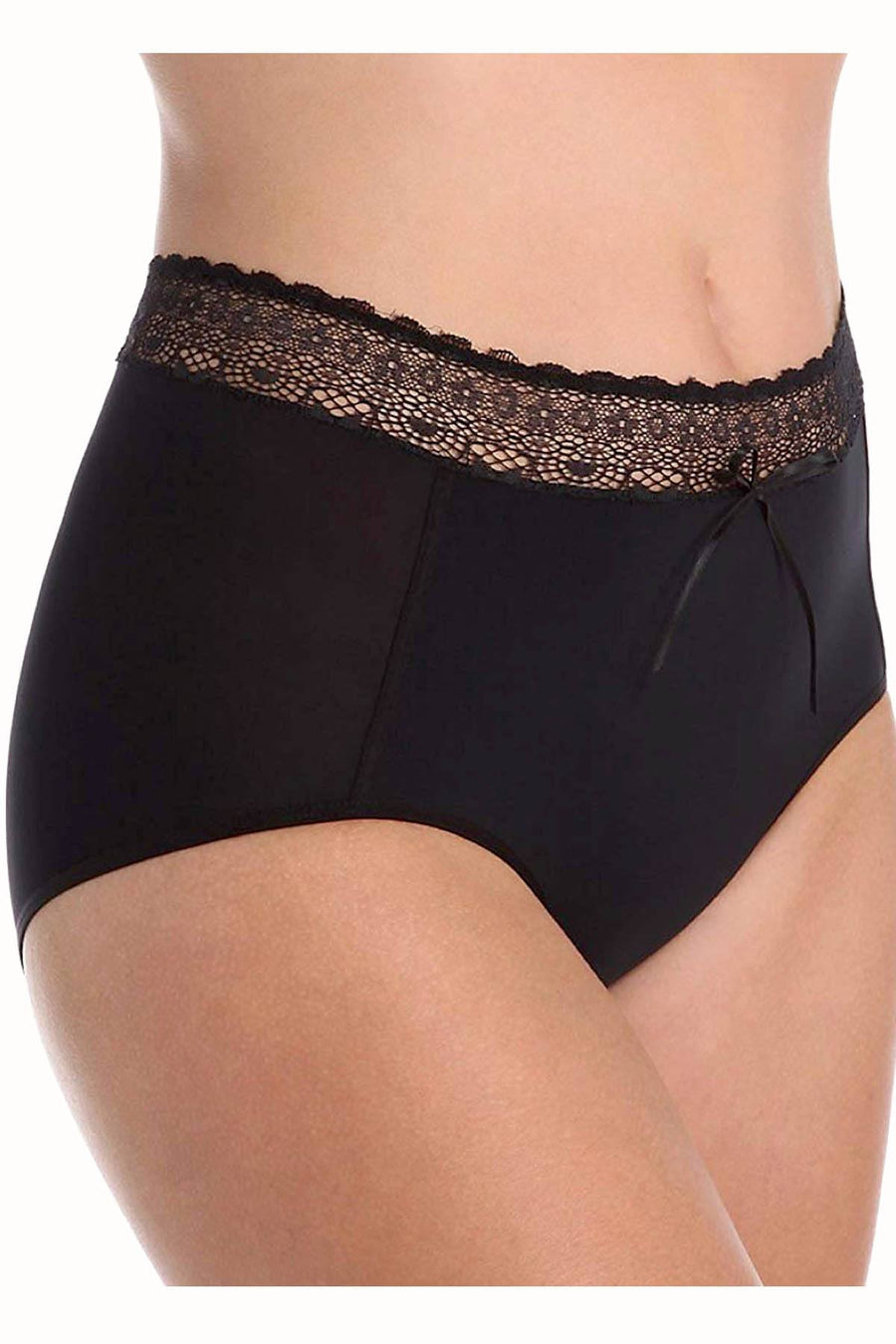 DuMi Shapewear Black Body-Sculpting High-Cut Brief