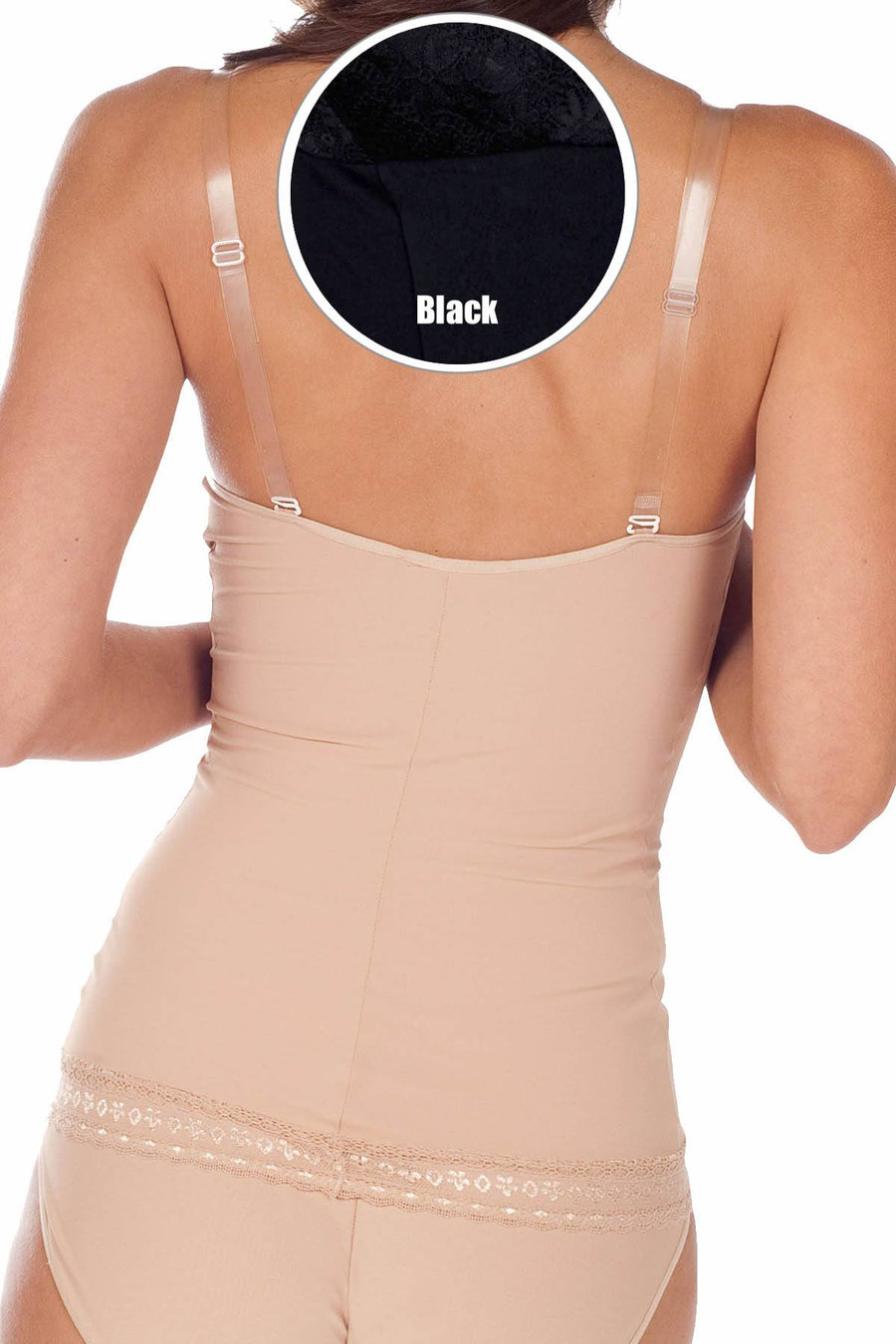 DuMi Shapewear Black Firm-Control Convertible Camisole