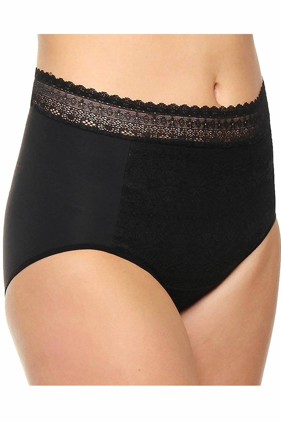 DuMi Shapewear Black Firm-Control High-Cut Brief