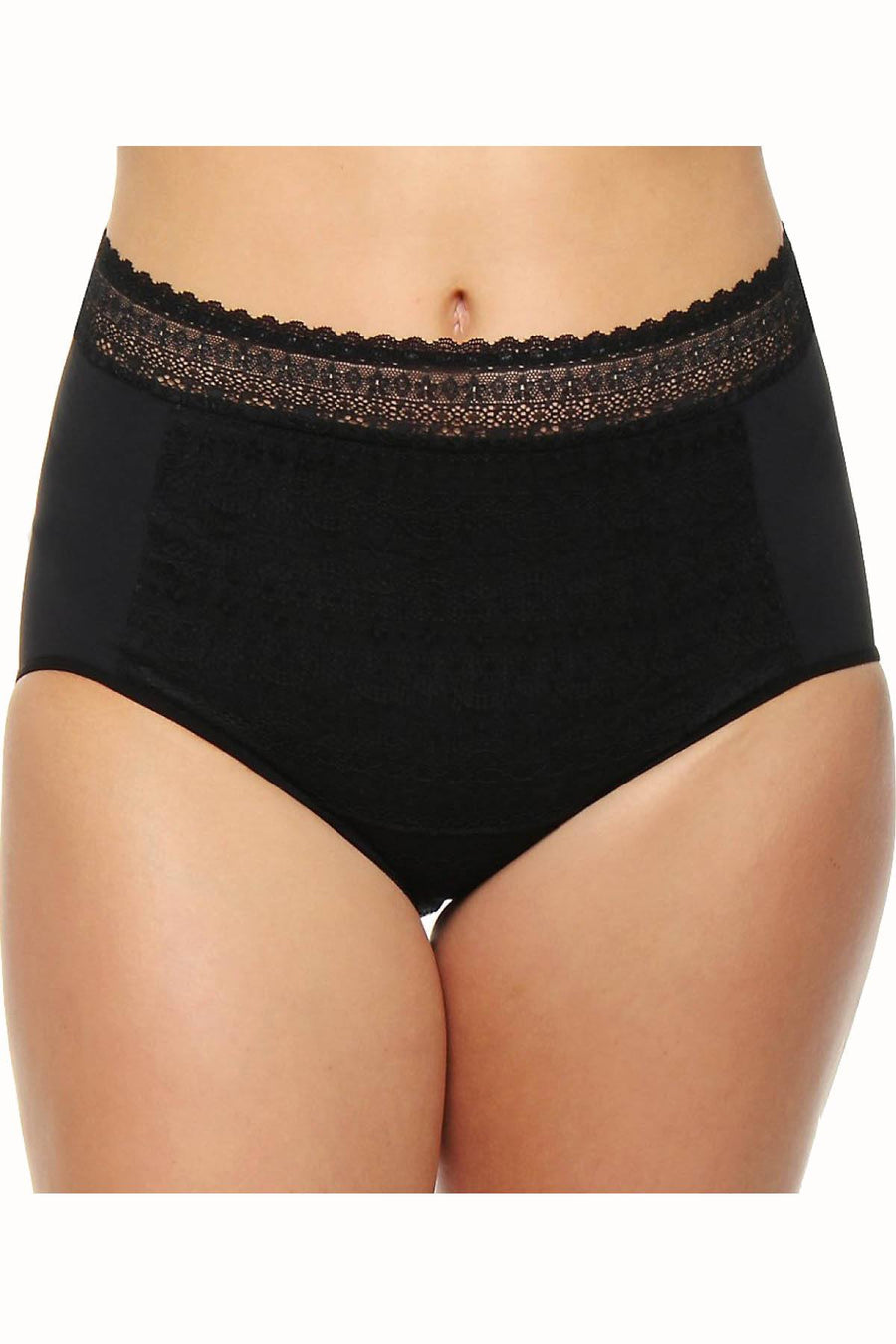 DuMi Shapewear Black Firm-Control High-Cut Brief