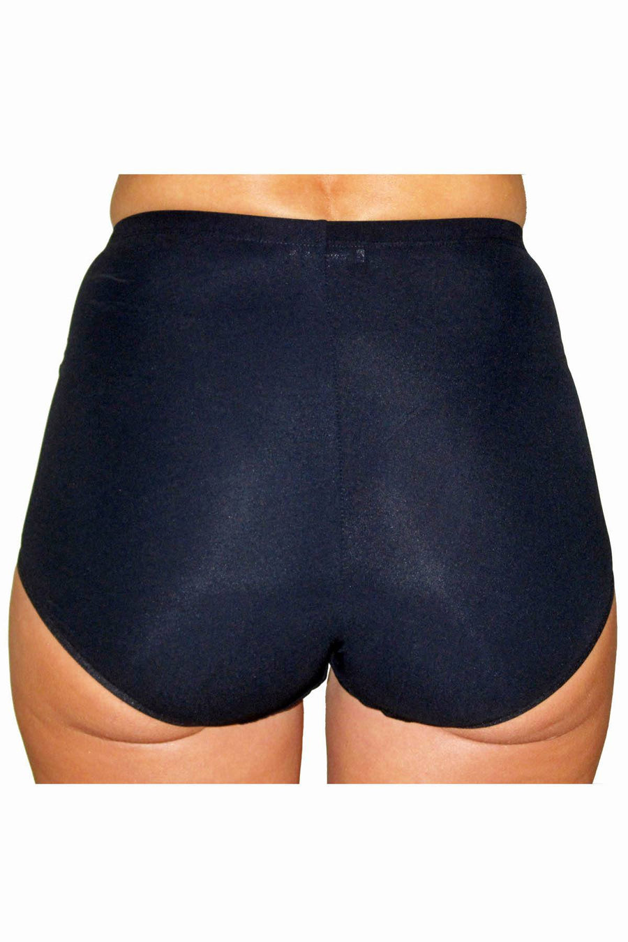 DuMi Shapewear Black Lacy Boy-Leg Control Brief