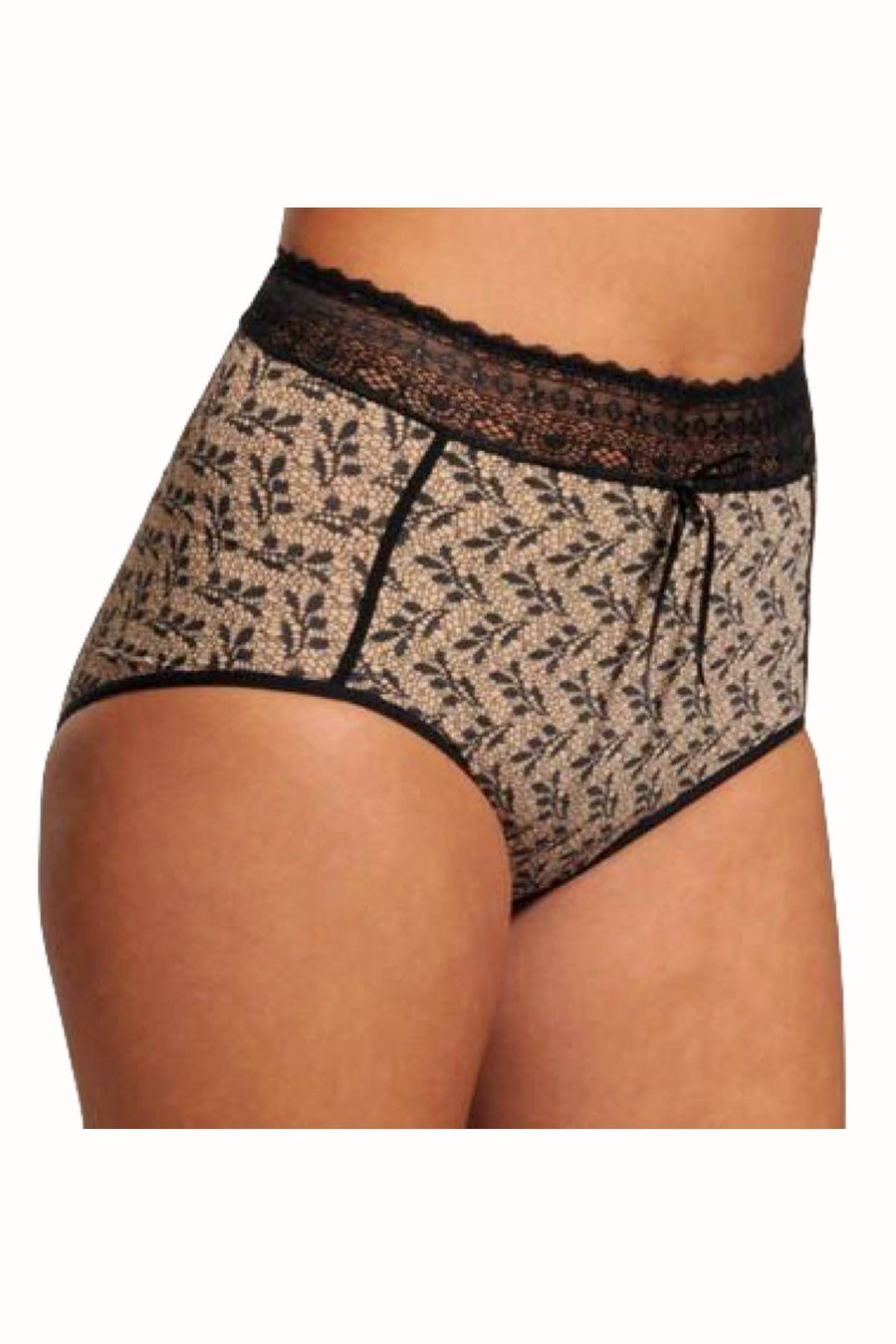 DuMi Shapewear Lace-Print Body-Sculpting High-Cut Brief