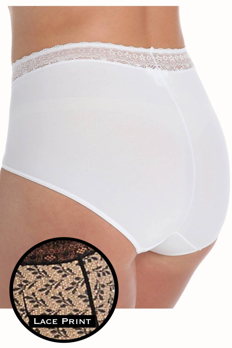 DuMi Shapewear Lace-Print Body-Sculpting High-Cut Brief