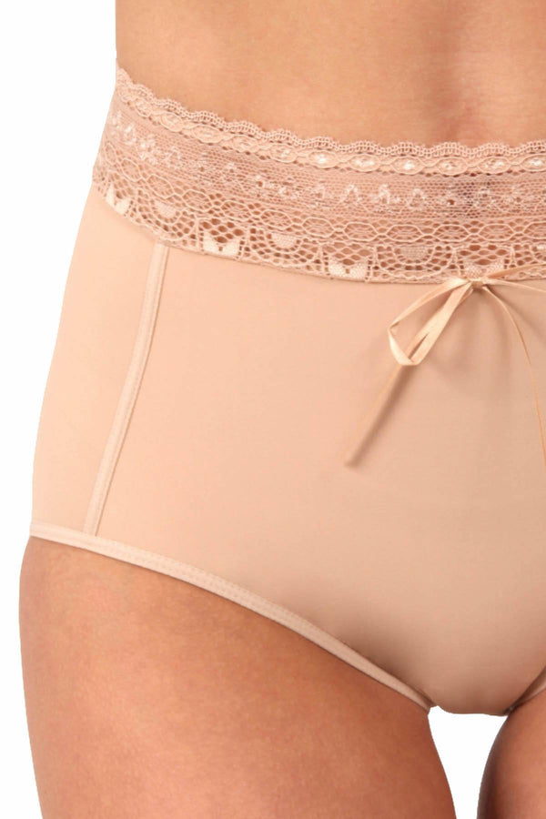 DuMi Shapewear Taupe Body-Sculpting High-Cut Brief