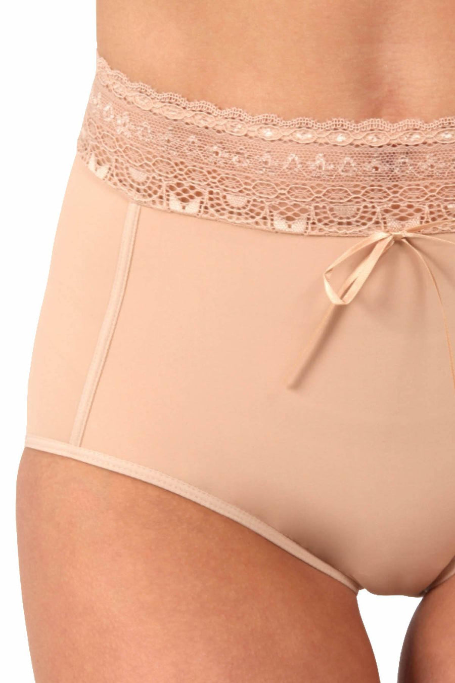 DuMi Shapewear Taupe Body-Sculpting High-Cut Brief