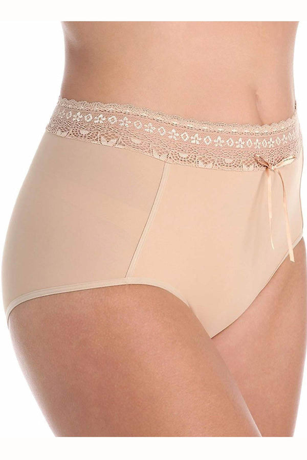 DuMi Shapewear Taupe Body-Sculpting High-Cut Brief