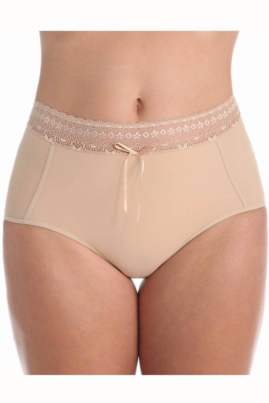DuMi Shapewear Taupe Body-Sculpting High-Cut Brief