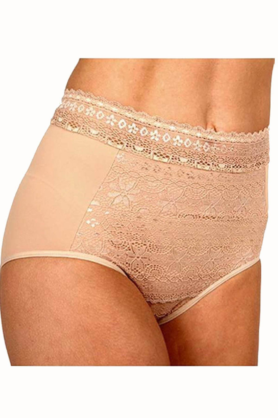 DuMi Shapewear Taupe Firm-Control High-Cut Brief