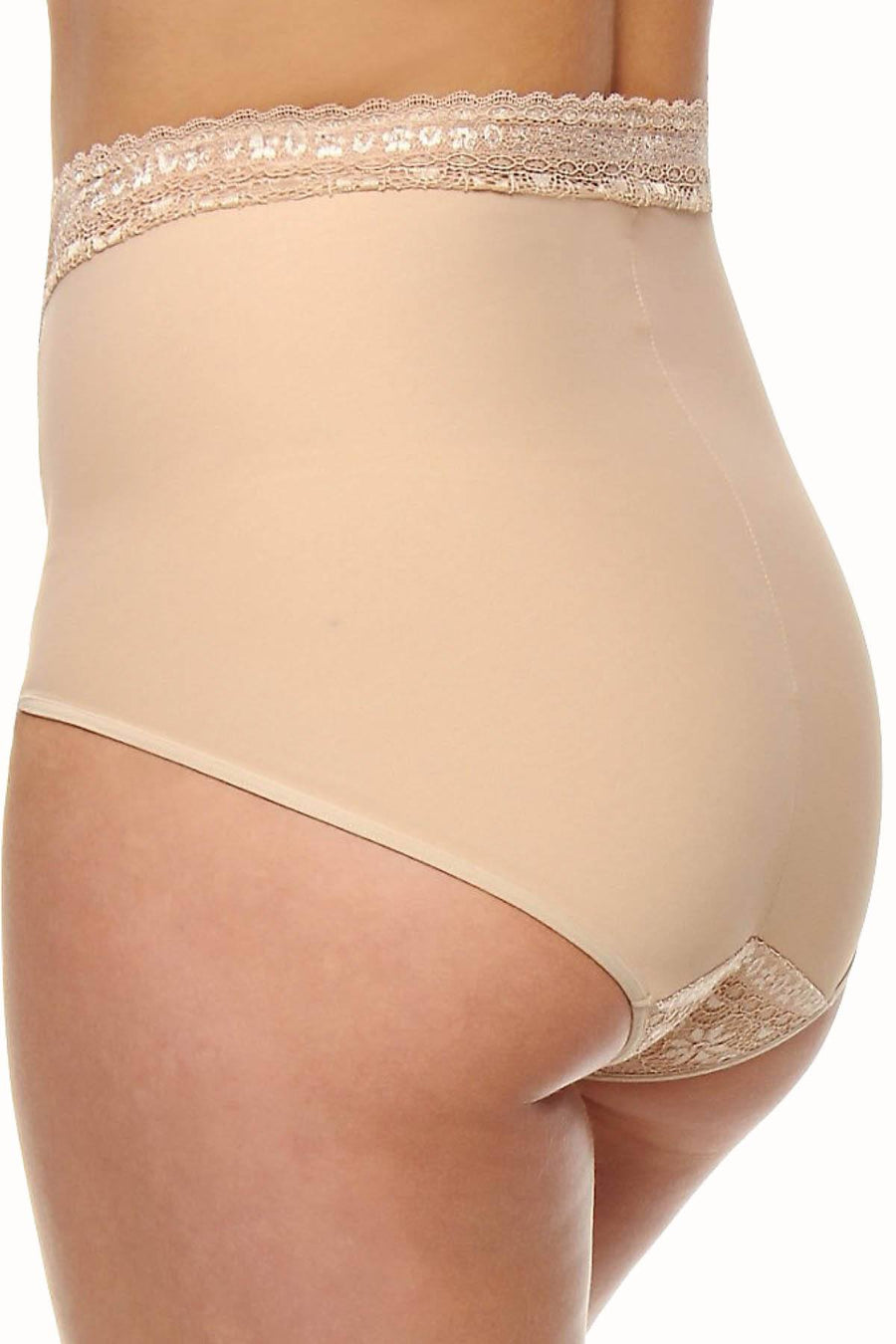 DuMi Shapewear Taupe Firm-Control High-Cut Brief