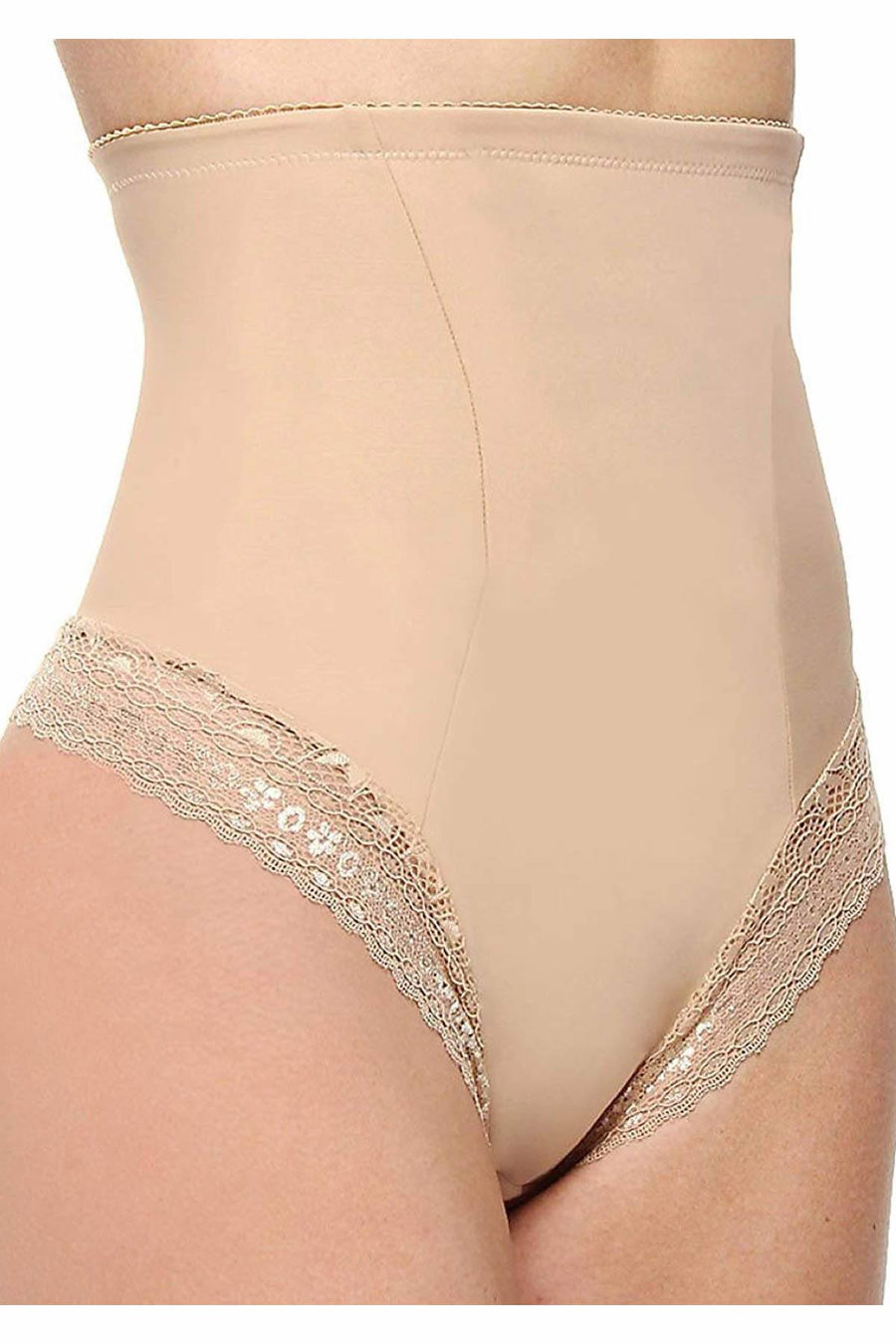 DuMi Shapewear Taupe Firm-Control High-Waist Thong