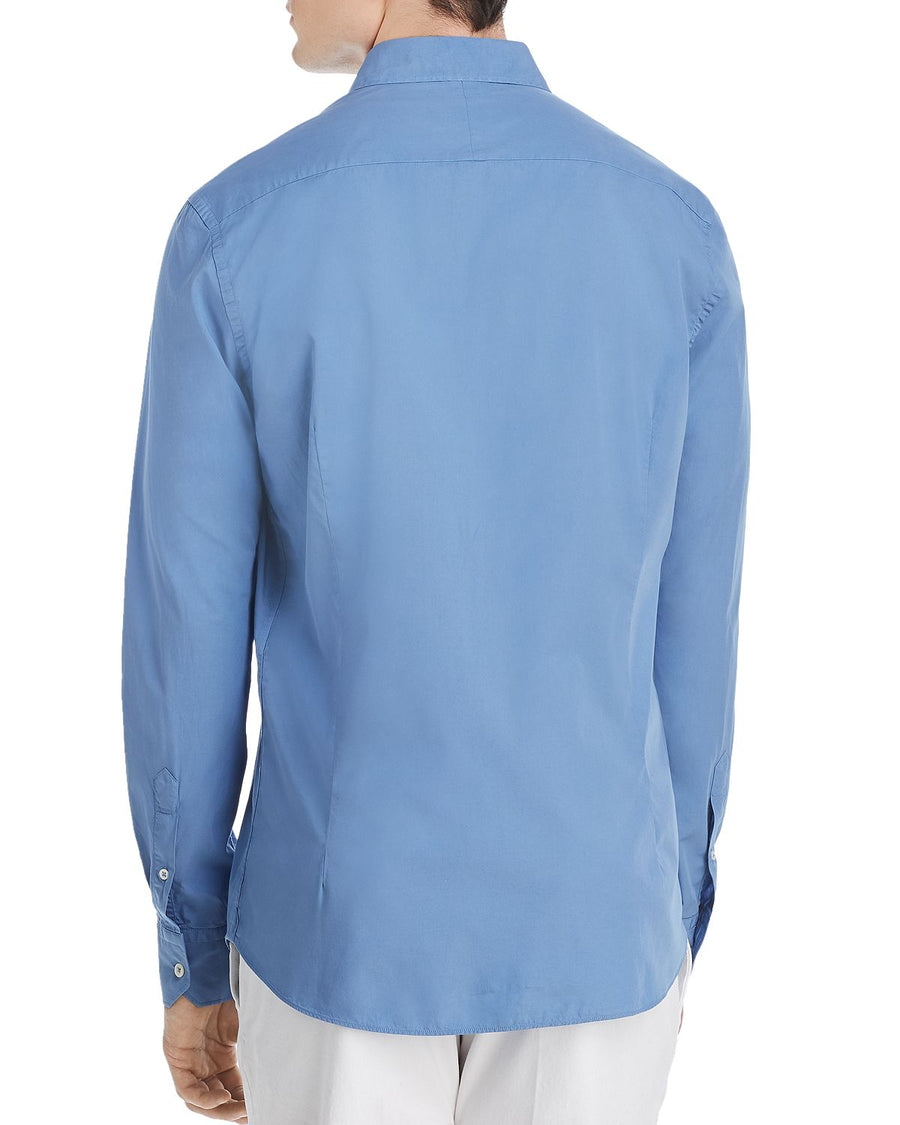 Dylan Gray Classic Fit Poplin Shirt Medium Blue