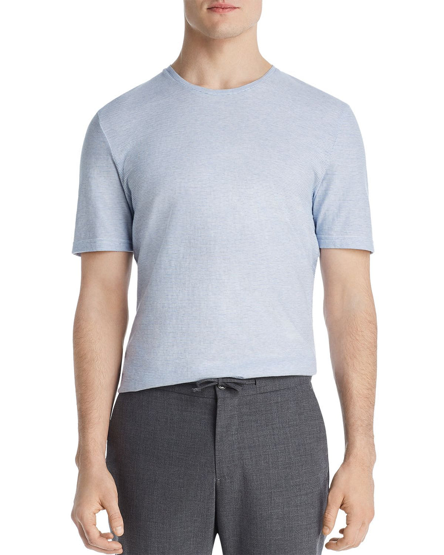 Dylan Gray Striped Crewneck Tee Mini Stripe