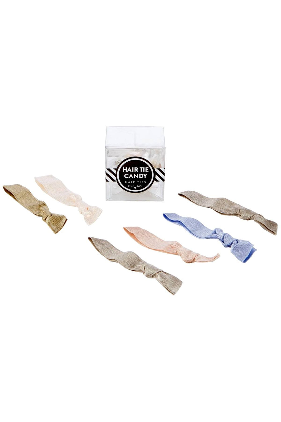 EMI JAY Neutral Hair Tie Candy 12 Pack Hair Ties