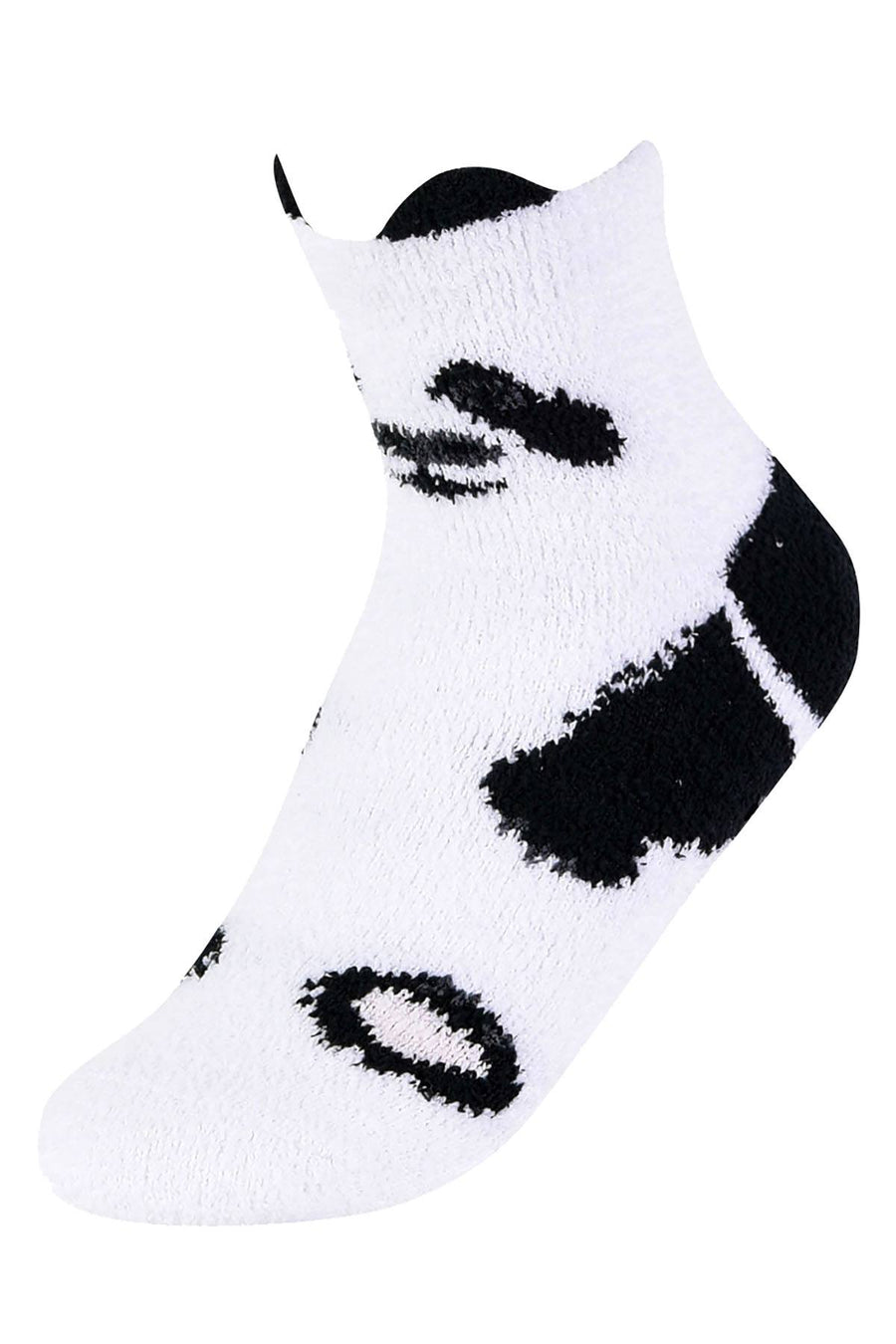 ET TU Fox/Panda/Kitty 3-Pack Cozy Picot Ankle Slipper Socks