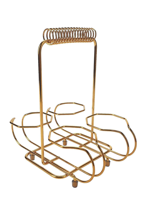 Easy Tiger Gold 4-Glass Cocktail Carrier