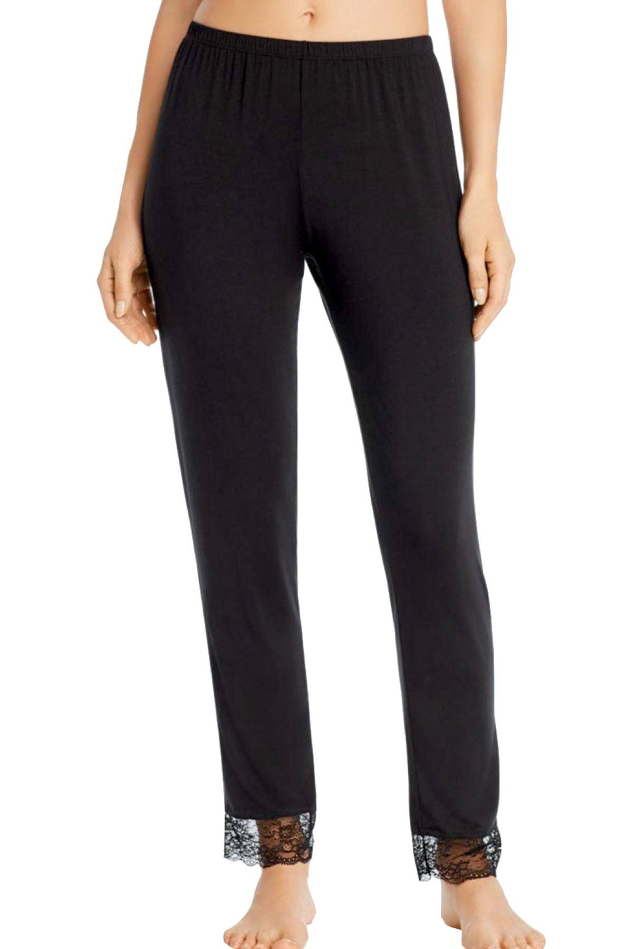 Eberjey Black Vika Classic Lace Slim Pant