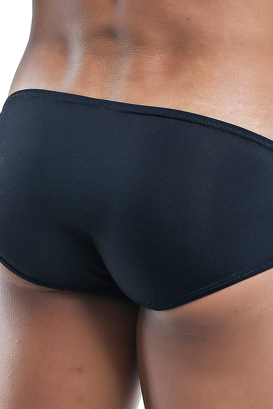Edipous Black/White Contrast Bikini Brief