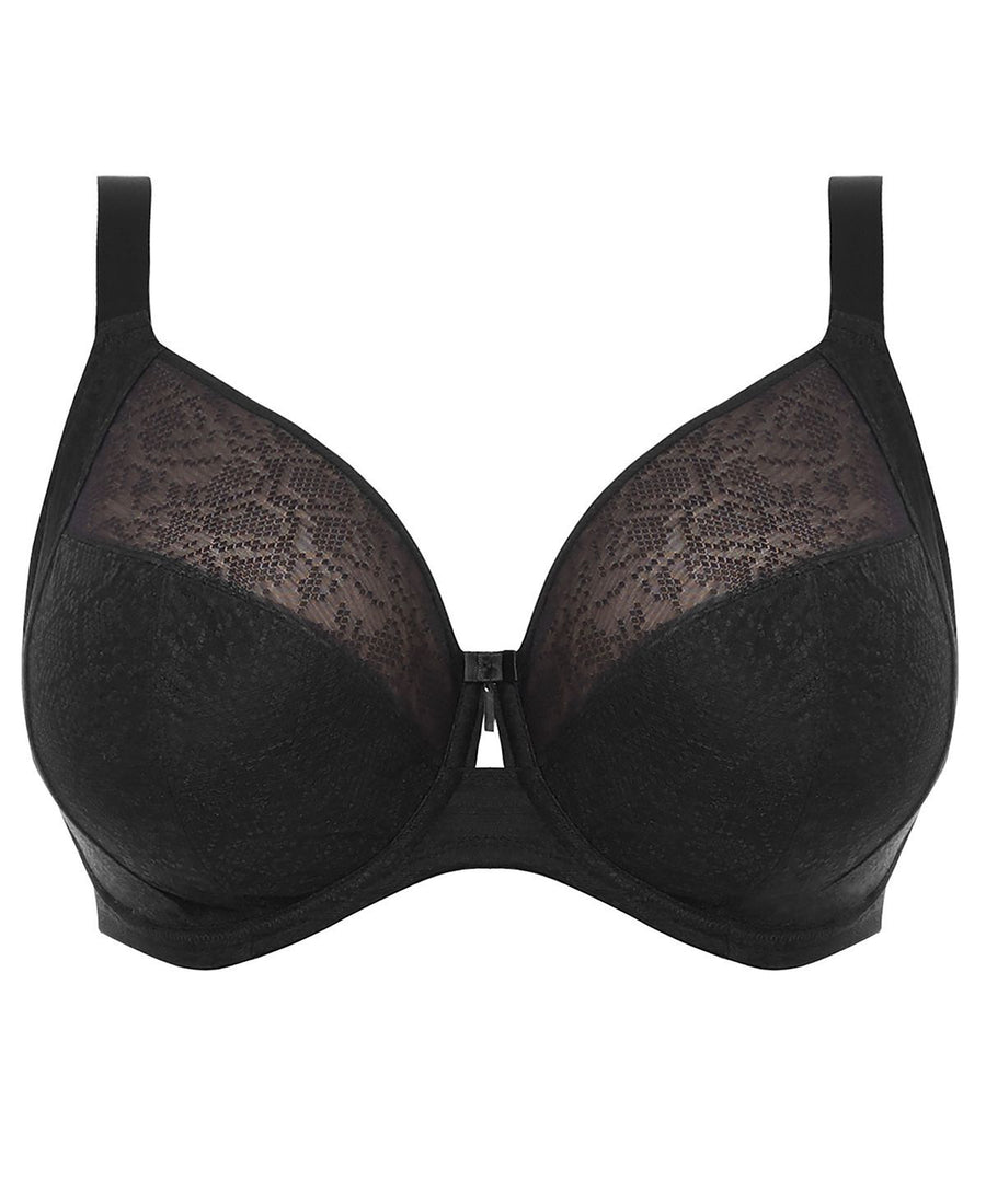 Elomi Full Figure Mia Underwire Bra El4361 Online Only Black