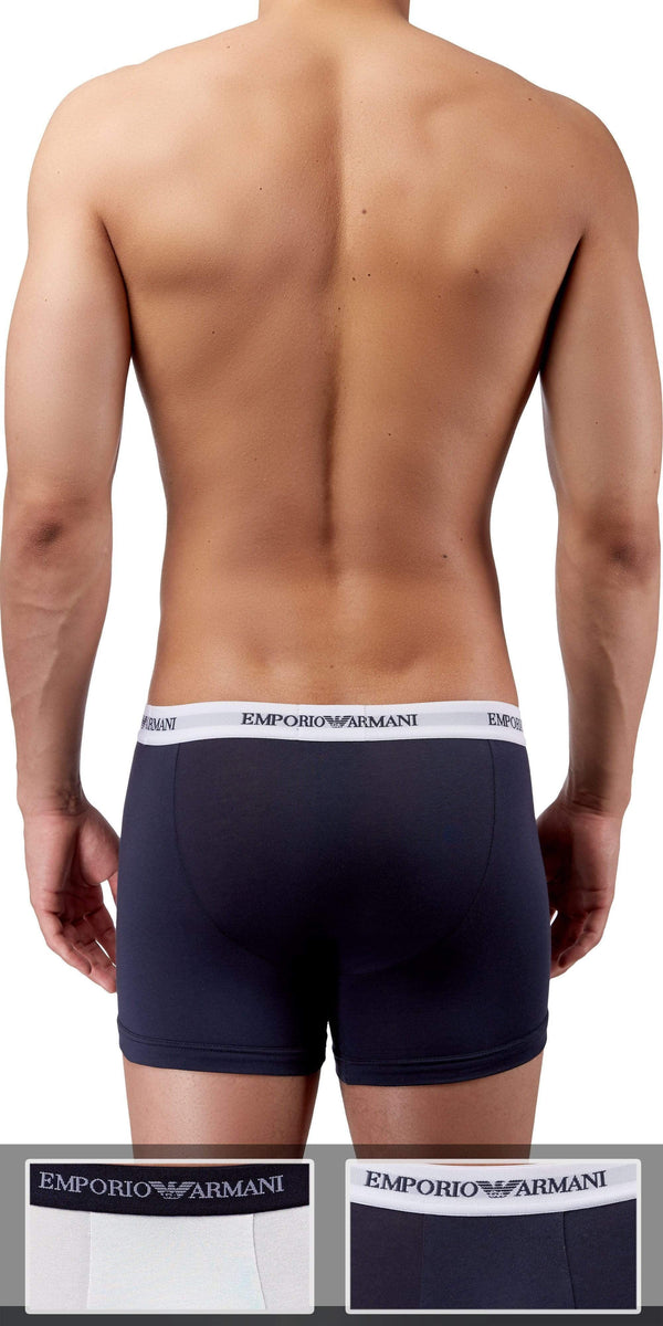 Emporio Armani 2-Pack Trunk  White-marine