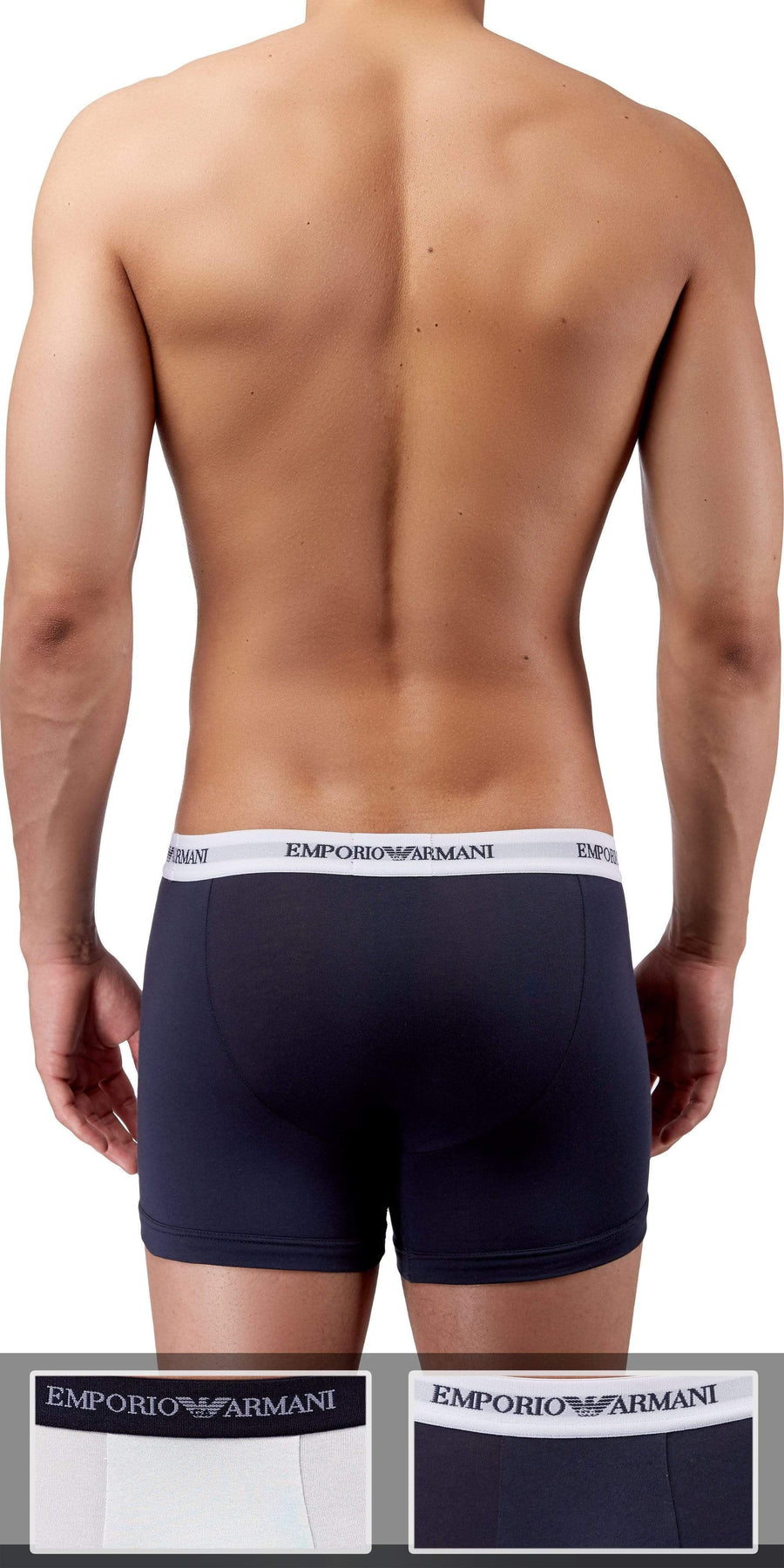 Emporio Armani 2-Pack Trunk  White-marine