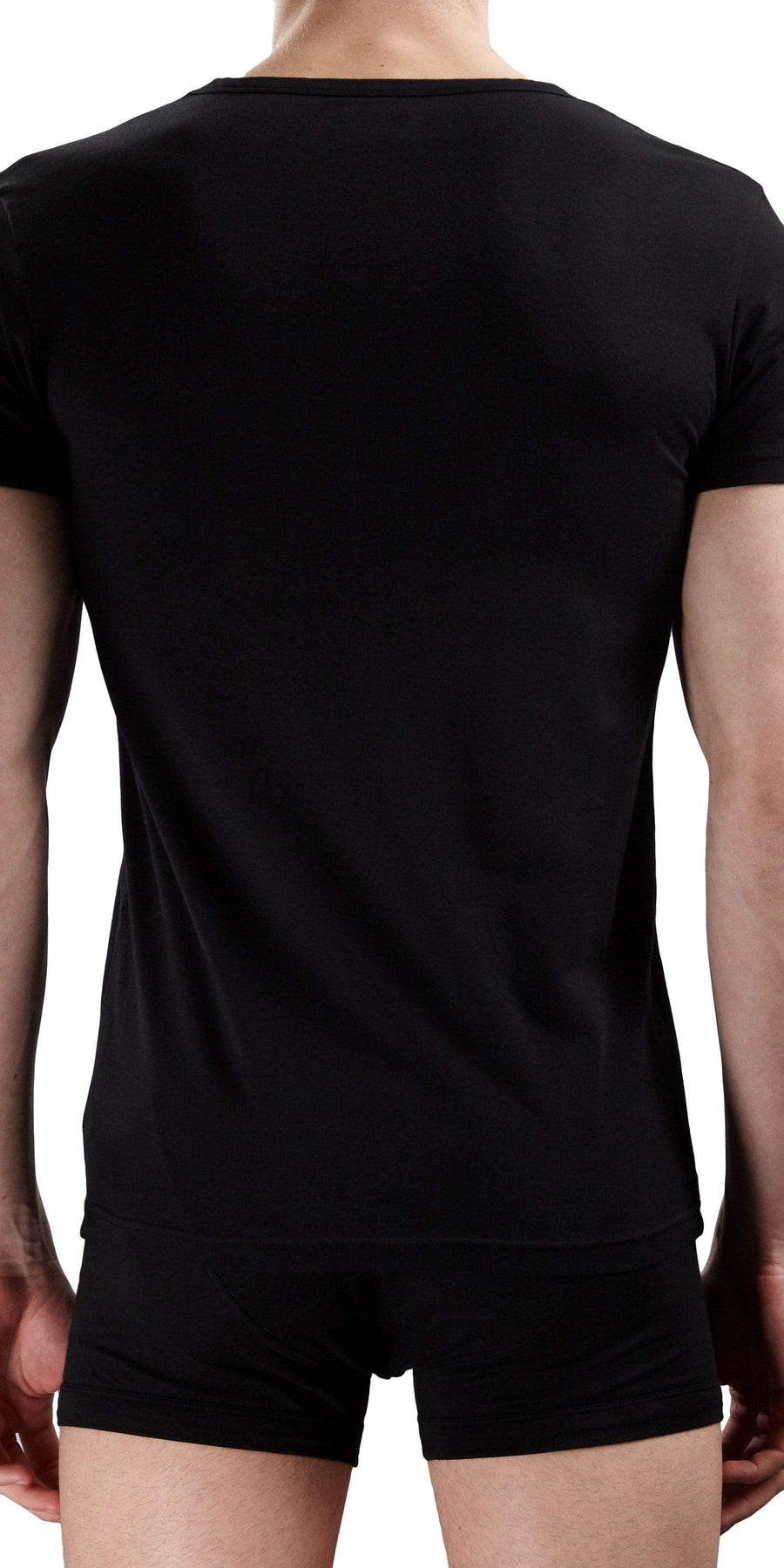 Emporio Armani V-neck Shirt Black - 110810cc718