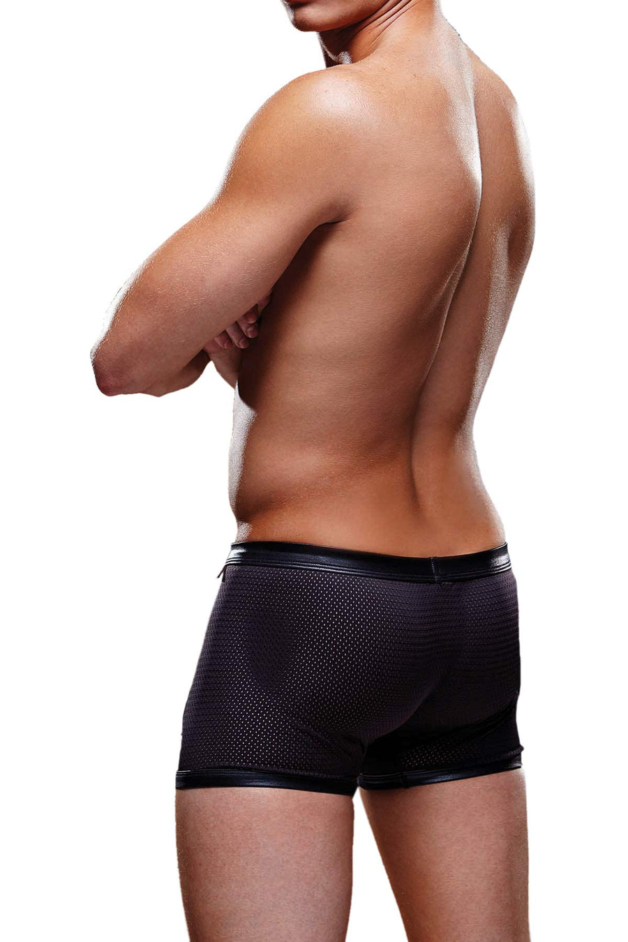 Envy Black Bareback Athletic Jock Trunk