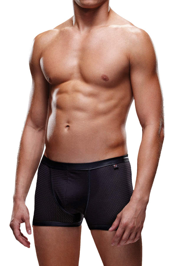 Envy Black Bareback Athletic Jock Trunk