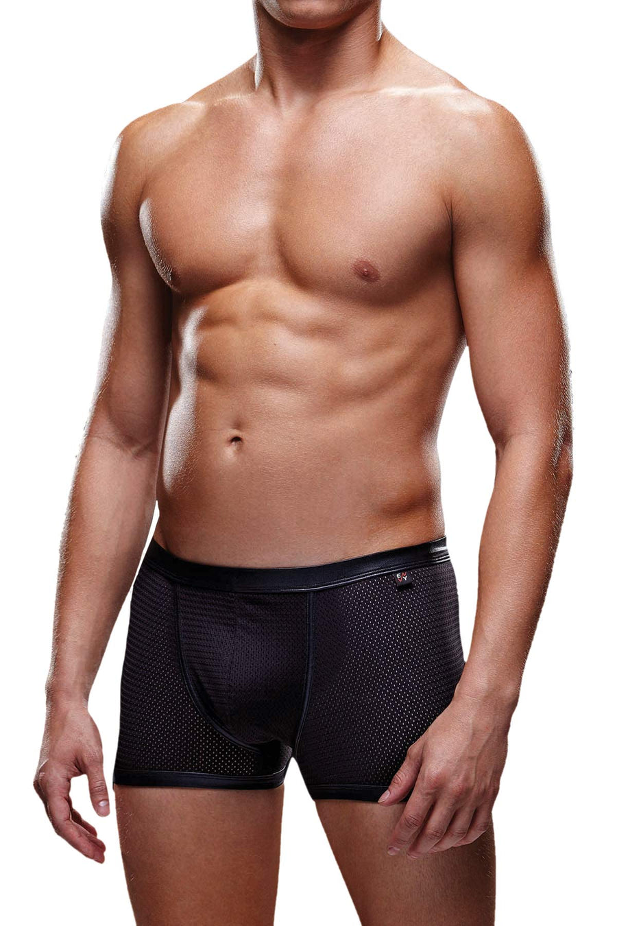 Envy Black Bareback Athletic Jock Trunk
