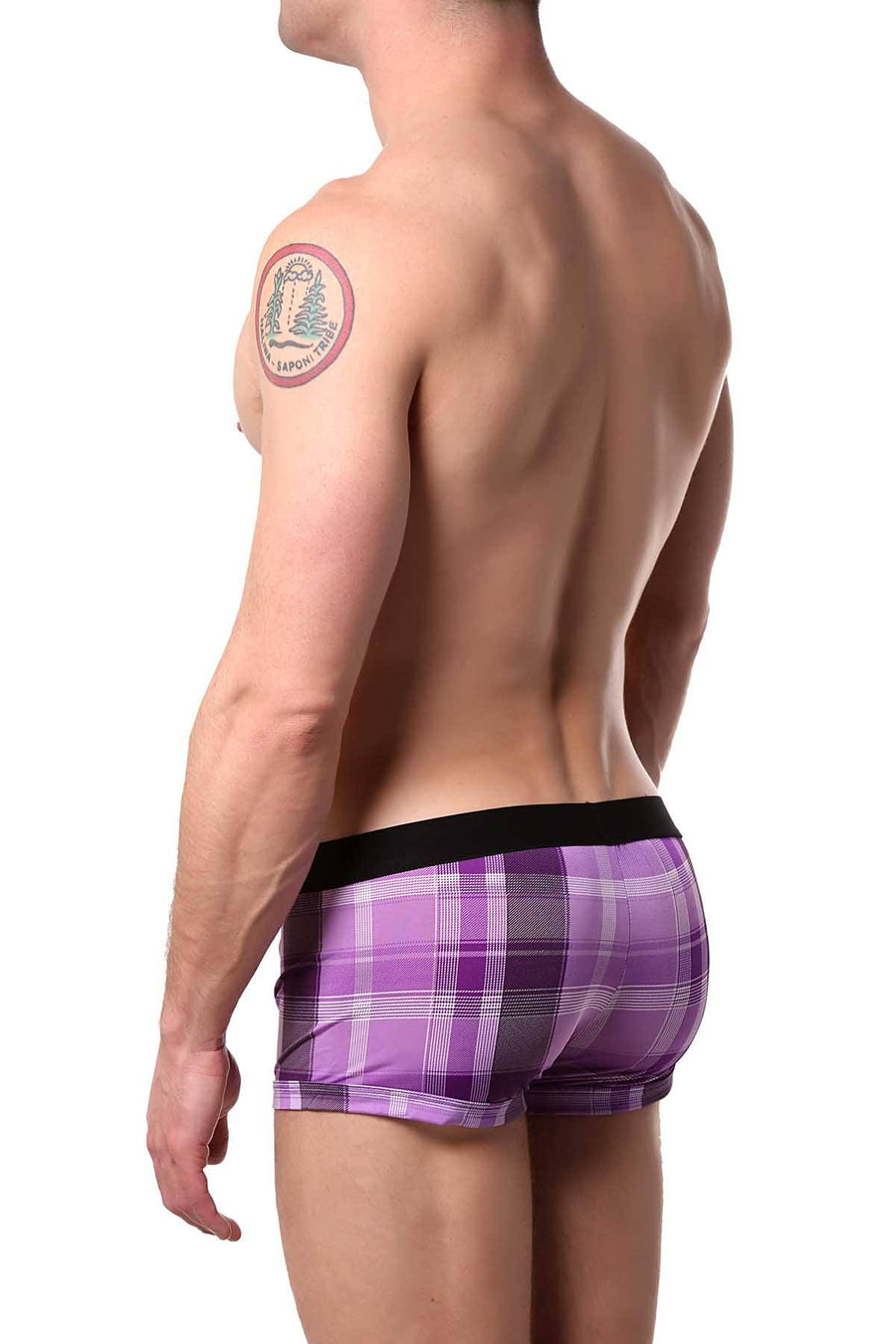 Equipo Purple/Black Plaid/Solid Brazilian Trunk 2-Pack
