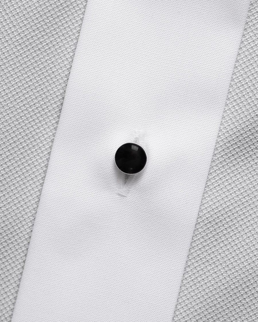 Eton Bib Slim Fit Tuxedo Shirt White/Gray