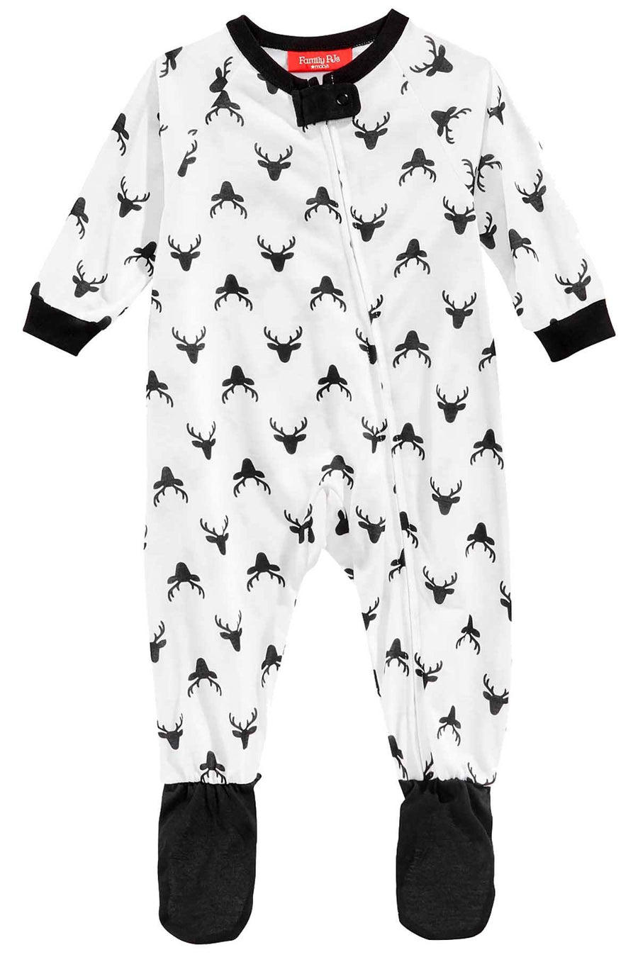 Family PJs BABY Oh Deer Footed Pajamas