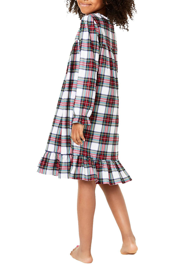 Family PJs KIDS Stewart Plaid Nightgown