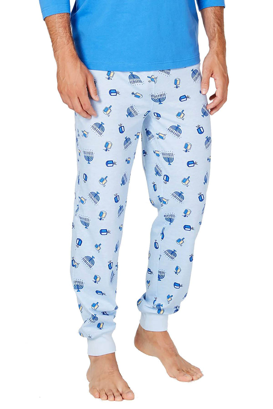 Family PJs Men Hanukkah/Dreidel Jogger Pajama Pant