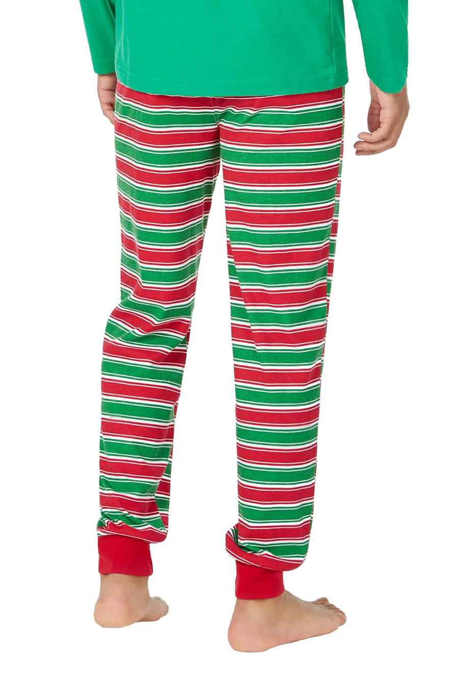 Family PJs Men Holiday Striped Jogger Pajama Pant