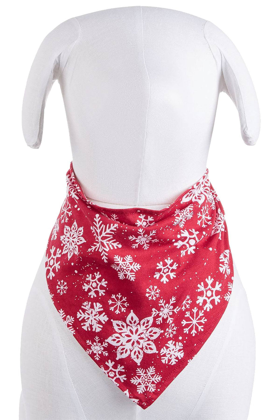 Family PJs PET Pet Bandana in Merry Snowflake