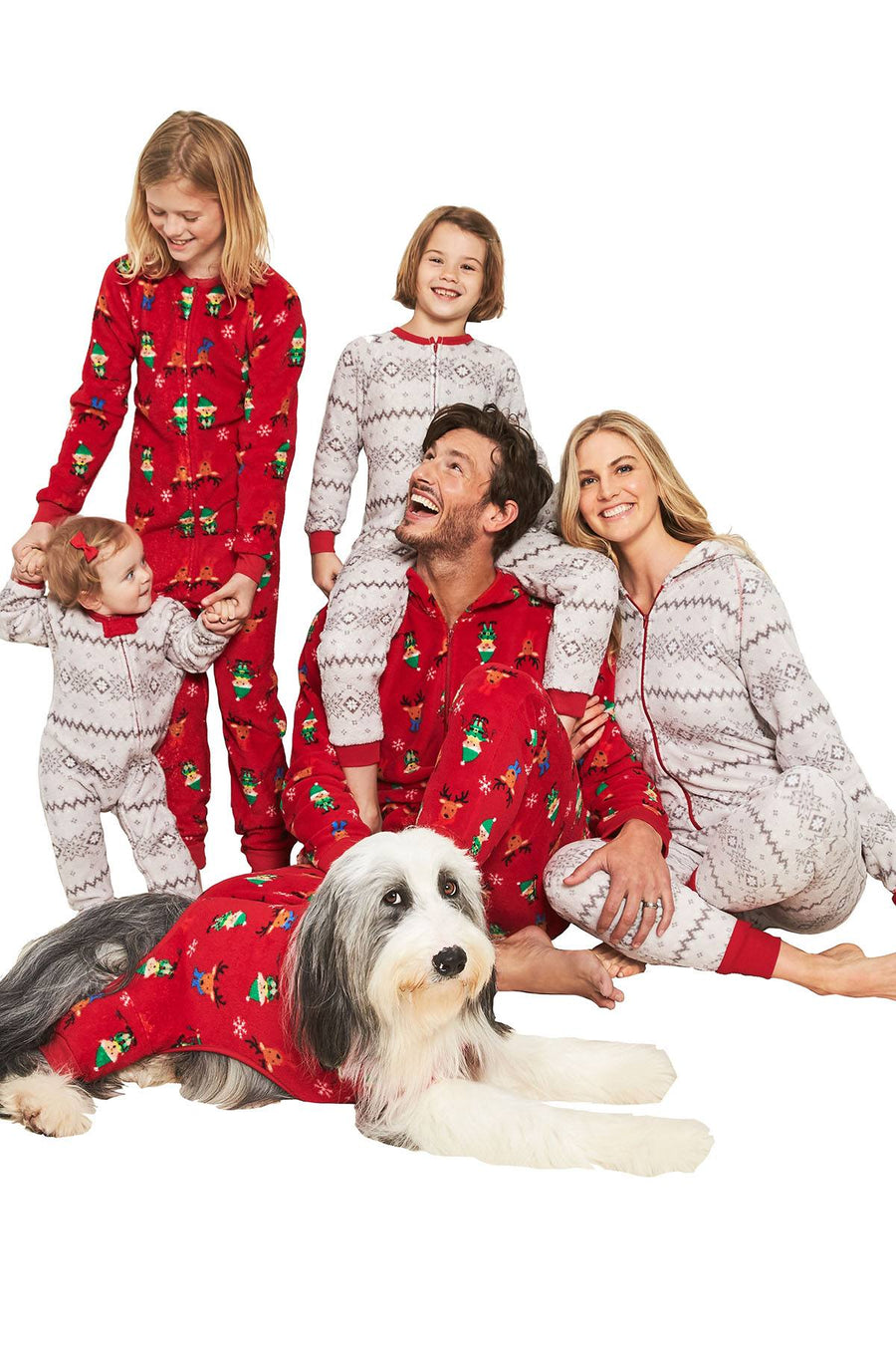 Family PJs PET Red Elf-Printed Fleece Bandana
