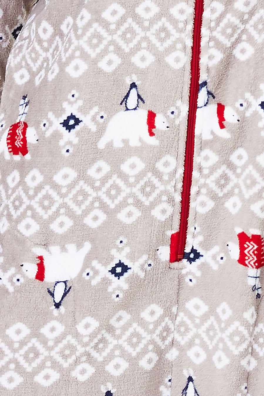 Family PJs PLUS Polar Bear Hooded Pajama Onesie