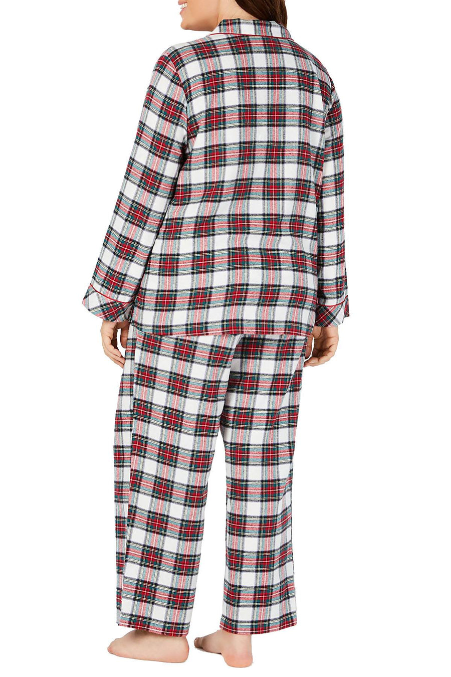 Family PJs PLUS Stewart Plaid Flannel Pajama Set