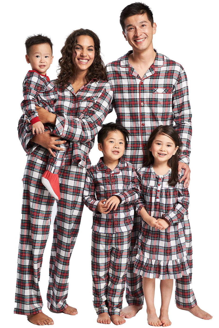 Family PJs PLUS Stewart Plaid Flannel Pajama Set