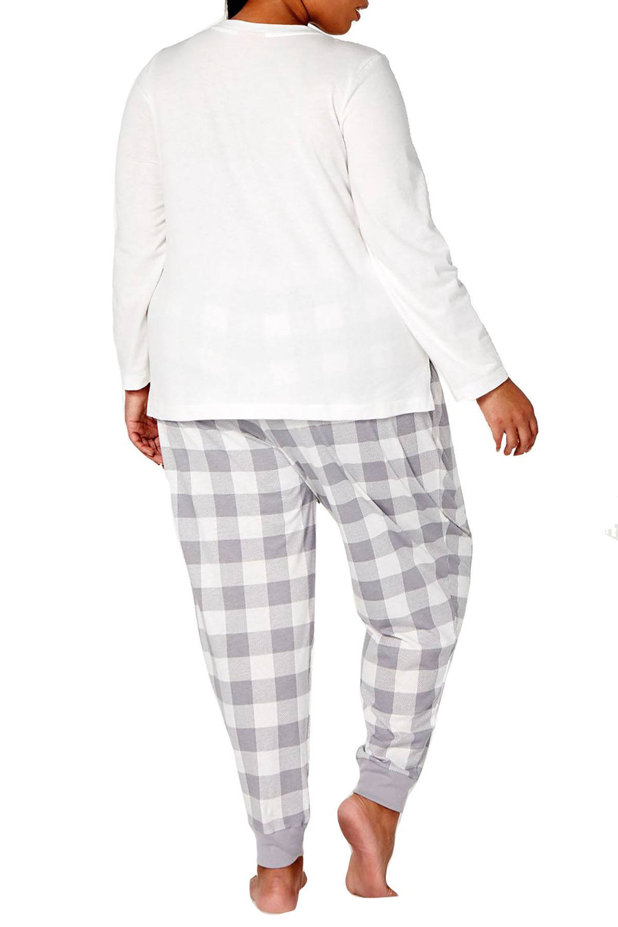 Family PJs PLUS Winter Pajama Set in Mama Bear White