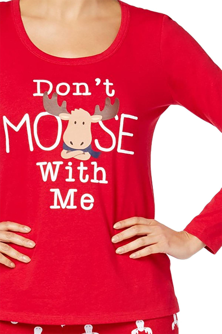 Family PJs Red/Moose-Print 2-pc Pajama Set