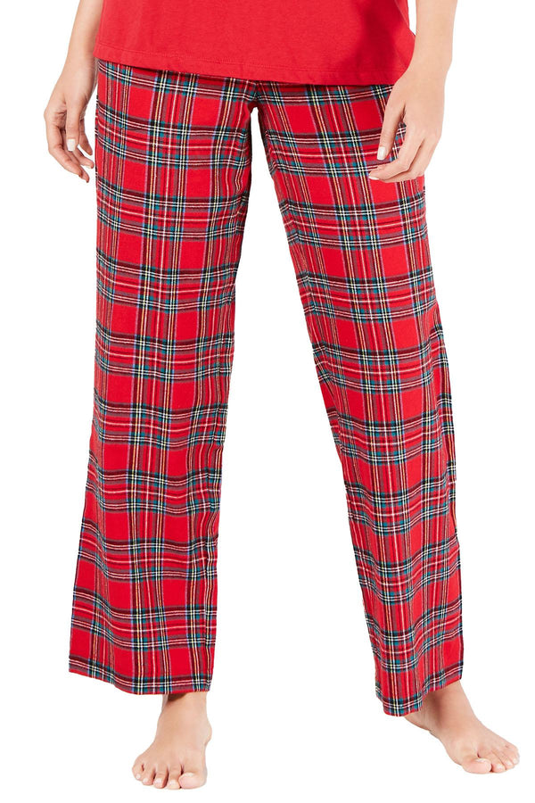 Family PJs Women's Holiday Mix It Pajama Set in Brinkley Plaid