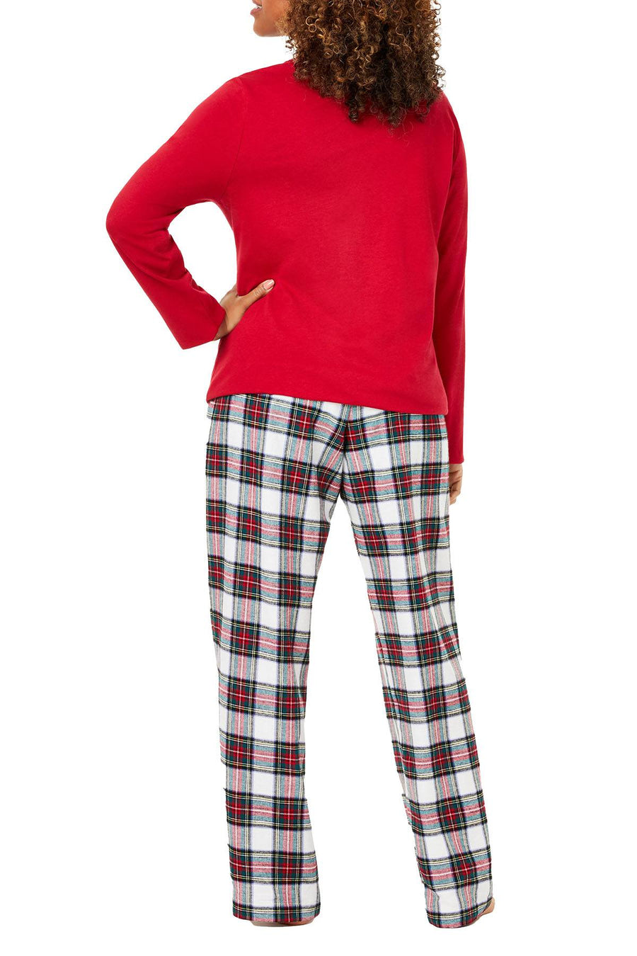 Family PJs Women's Holiday Mix It Pajama Set in Stewart Plaid