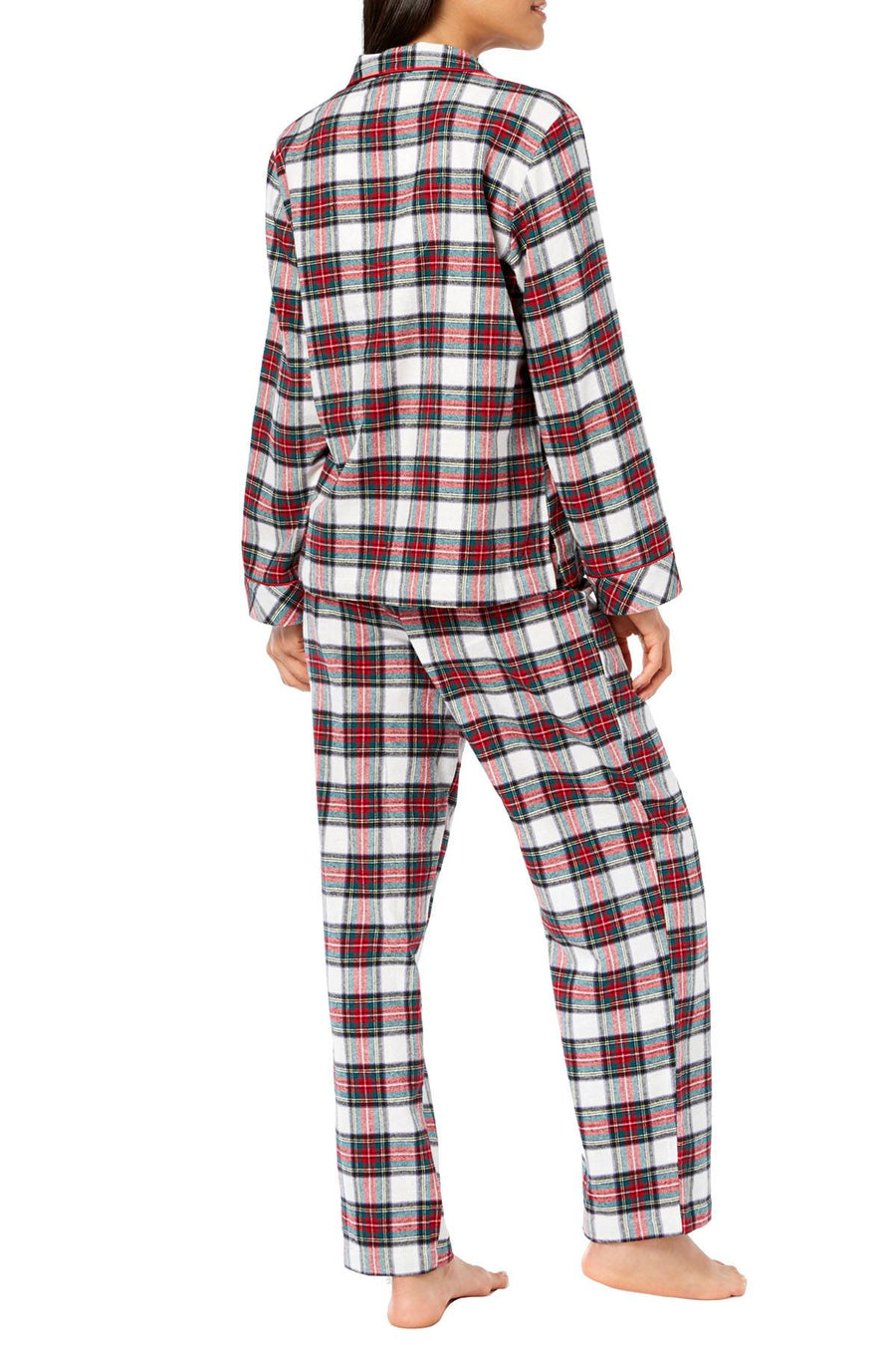Family PJs Women's Holiday Pajama Set in Stewart Plaid Flannel